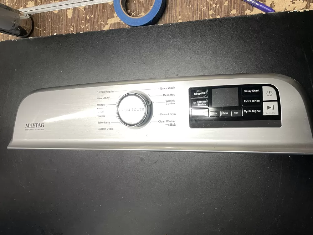 Maytag W11130433 Washer Control Board Touchpad Panel User Interface