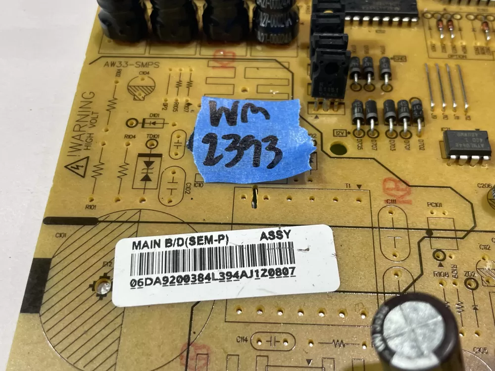 Samsung DA92 00384L DA9200384L Refrigerator Control Board AZ142320 | Wm2393