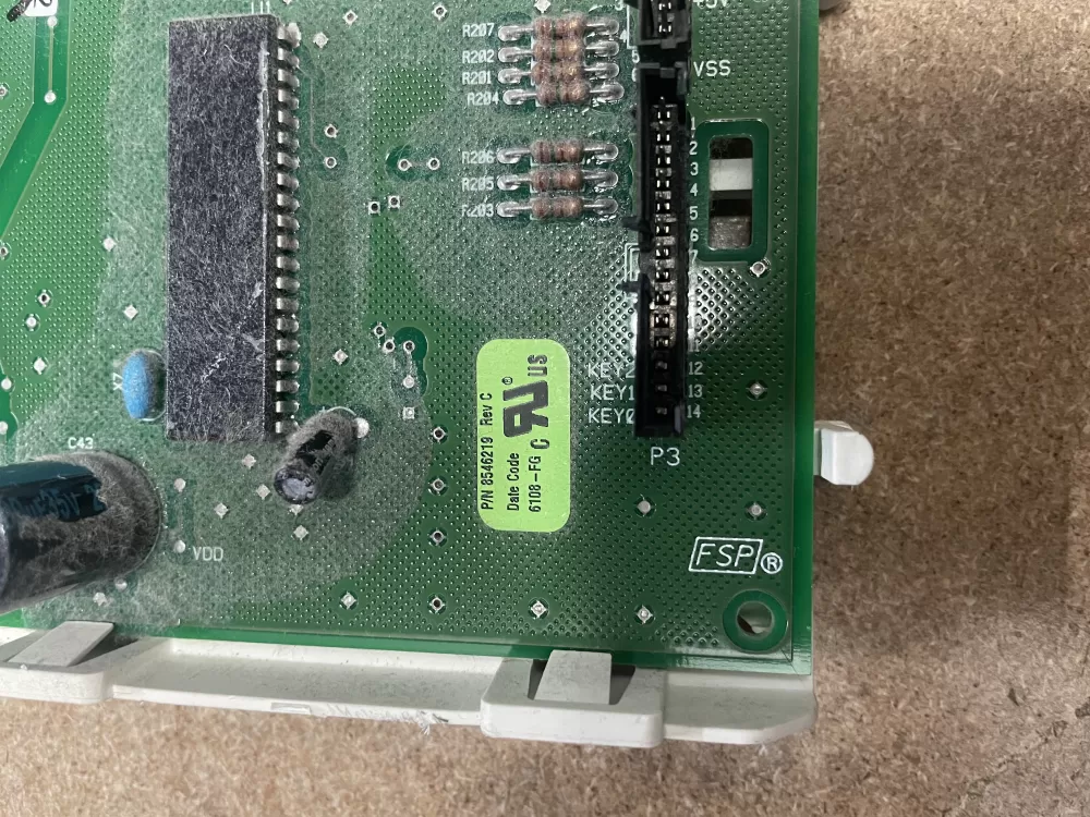 Whirlpool WP8546219 3980062 WP3980062 Dryer Control Board AZ9485 | KM1401