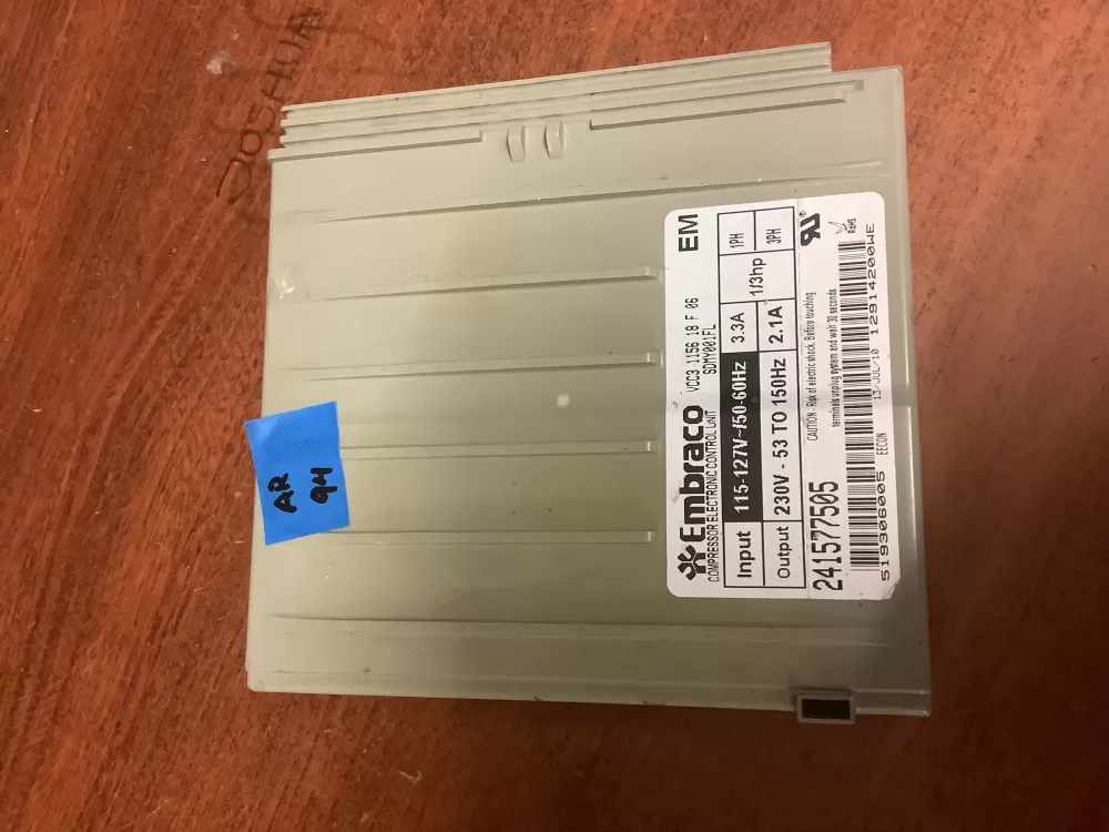 Refrigerator Inverter Board VCC3 1156 QA F 06 241577505 AZ197419 | AR94