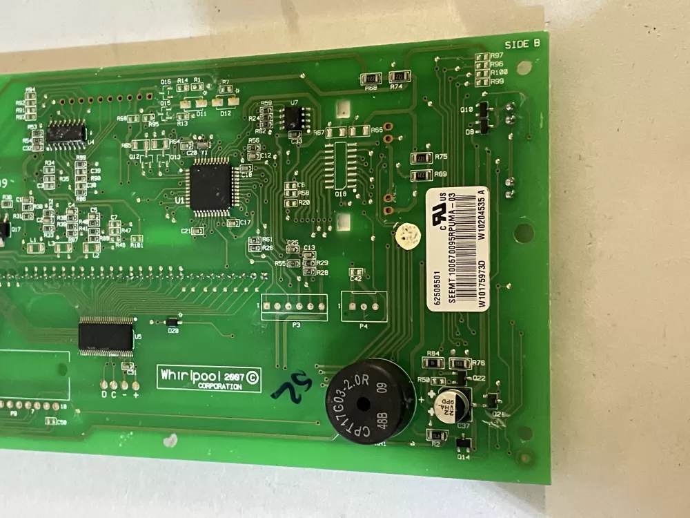 Whirlpool w10136787 Refrigerator Control Board Dispenser Panel AZ131054 | KM1578