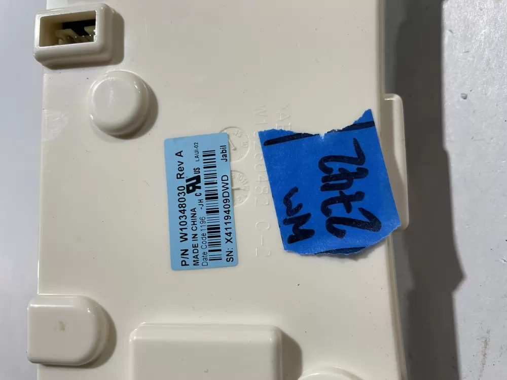 Whirlpool W10438030 W10348028 Dryer AZ186293 | Wm2742