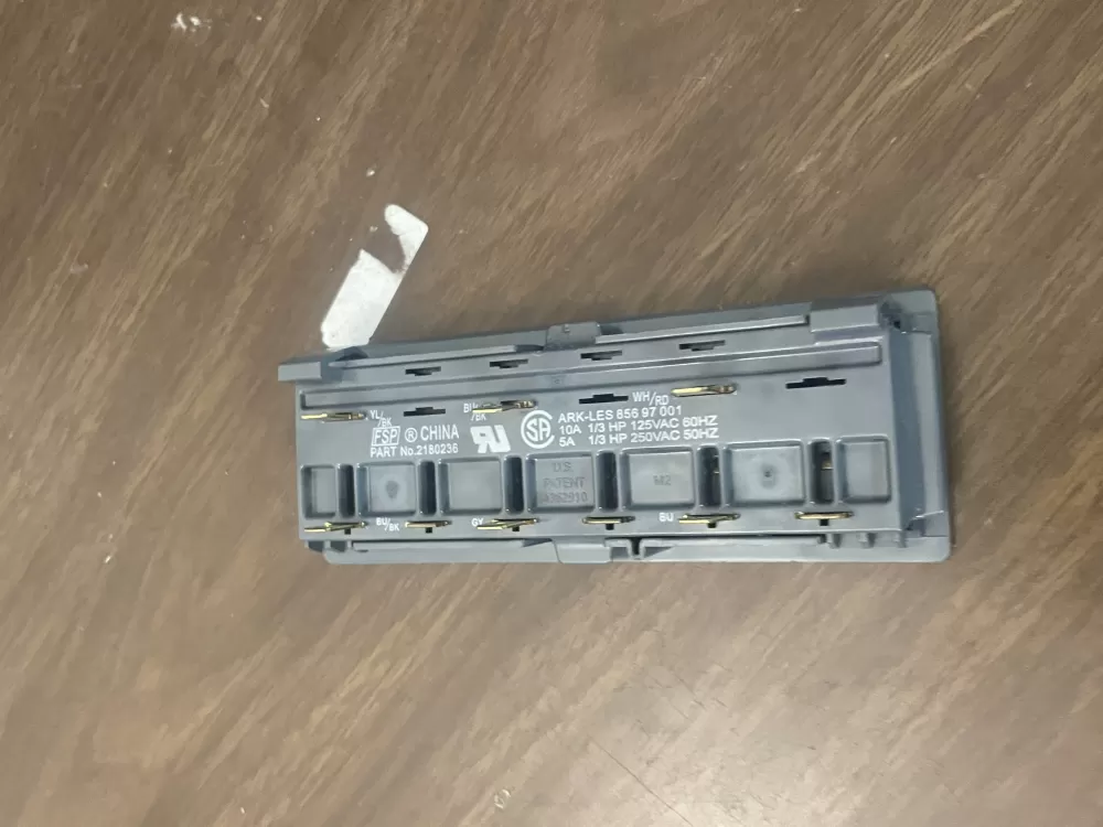 Whirlpool  Maytag  KitchenAid  Kenmore AP6005966 2180236 WP2180236 PS11739028 Refrigerator Control Board Dispenser Switch