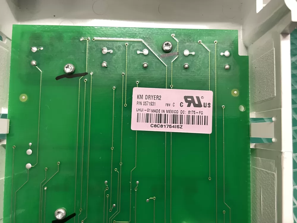 Whirlpool Kenmore 8571931 Dryer Control Board Rev AZ204406 | Wmv910