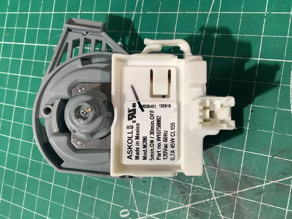 KitchenAid W10914557 Dishwasher Kitchen Aid Drain Pump AZ195639 | AR255