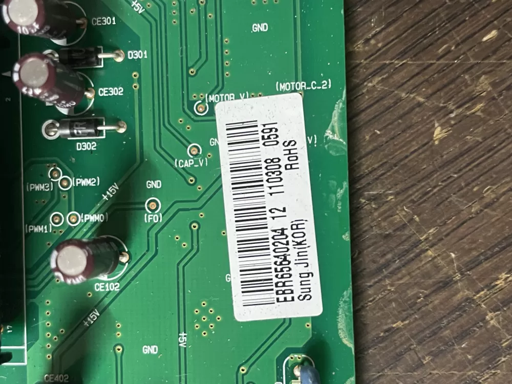 LG Kenmore AP5604149 EBR65640204 Refrigerator Control Board AZ41682 | Wm1724