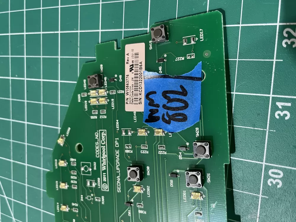 Whirlpool W10563776 Washer Control Board AZ190101 | Wm802