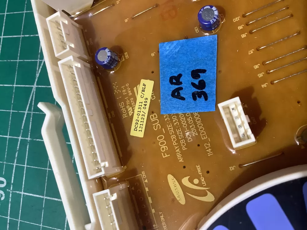 Samsung DC92 01311C PS8763911 DC9201311C Washer Control Board AZ190281 | AR369