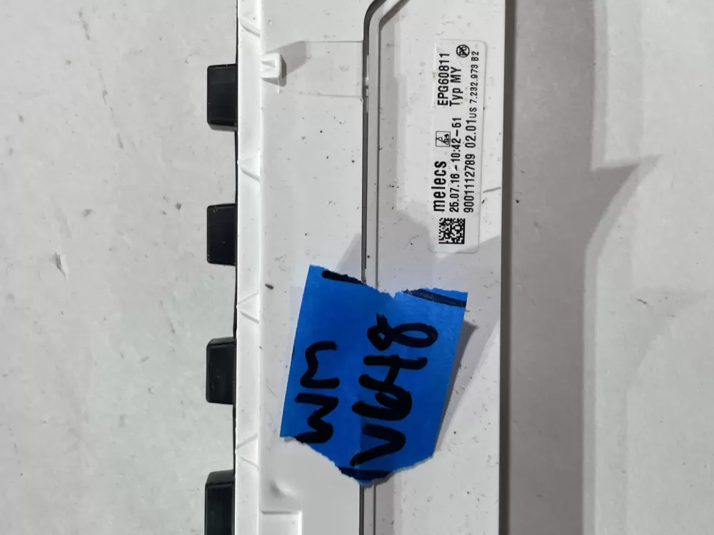 Bosch 9001112789 11019240 Dishwasher Control Board Display AZ170698 | Wmv648
