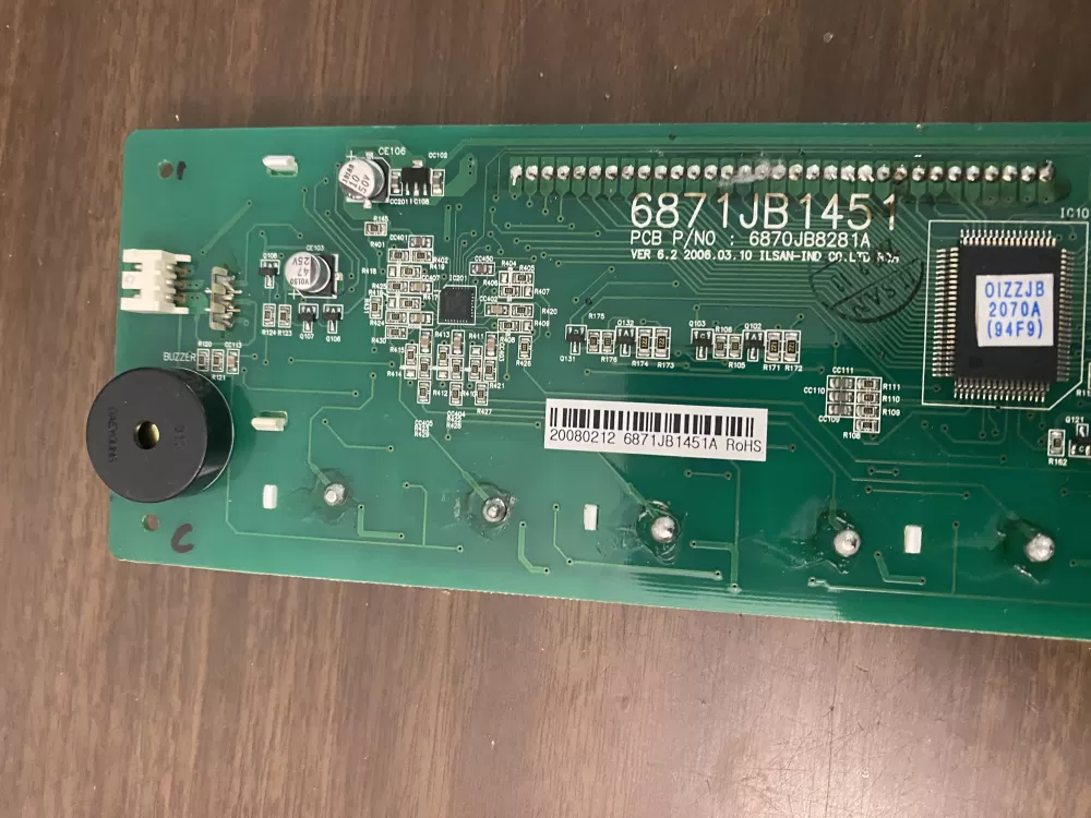 LG Kenmore 6871JB1451A Refrigerator Control Board Dispenser AZ81261 | BK1320