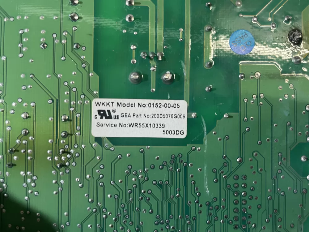 GE EBX1005G01 200D5076G006 Refrigerator Control Board AZ96093 | Wm1889