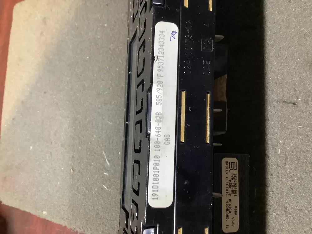 GE Gas Oven Control Board - Part # WB27K5187 191D1001P010 AZ113198 | NR2124