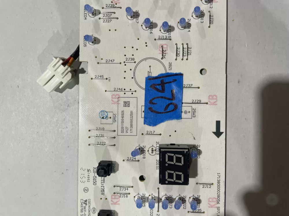 Insignia 17138000022581 Washer Insignia Control Board AZ182188 | KM624