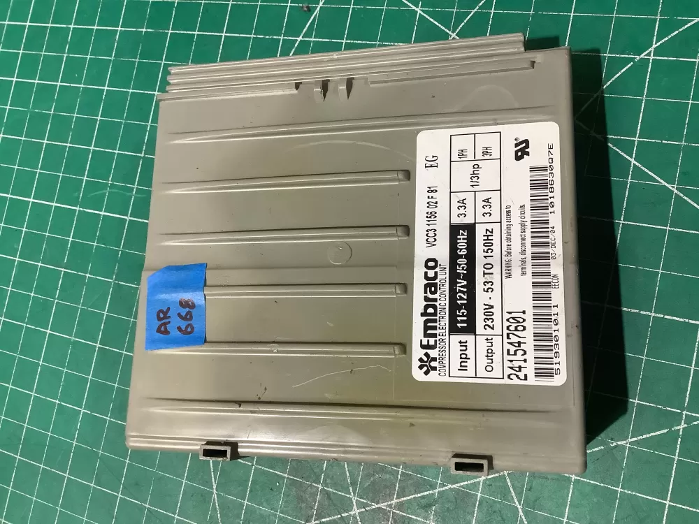 Frigidaire 241547601 Inverter Control Board  AZ196763 | AR668