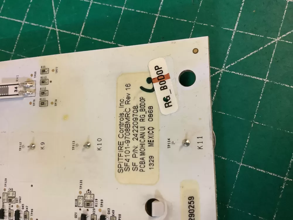 Frigidaire 242209708 Refrigerator Display Control Board AZ226744 | NR549