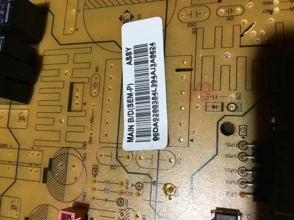 Samsung DA92 00384L DA9200384L Refrigerator Control Board AZ86192 | NR1545