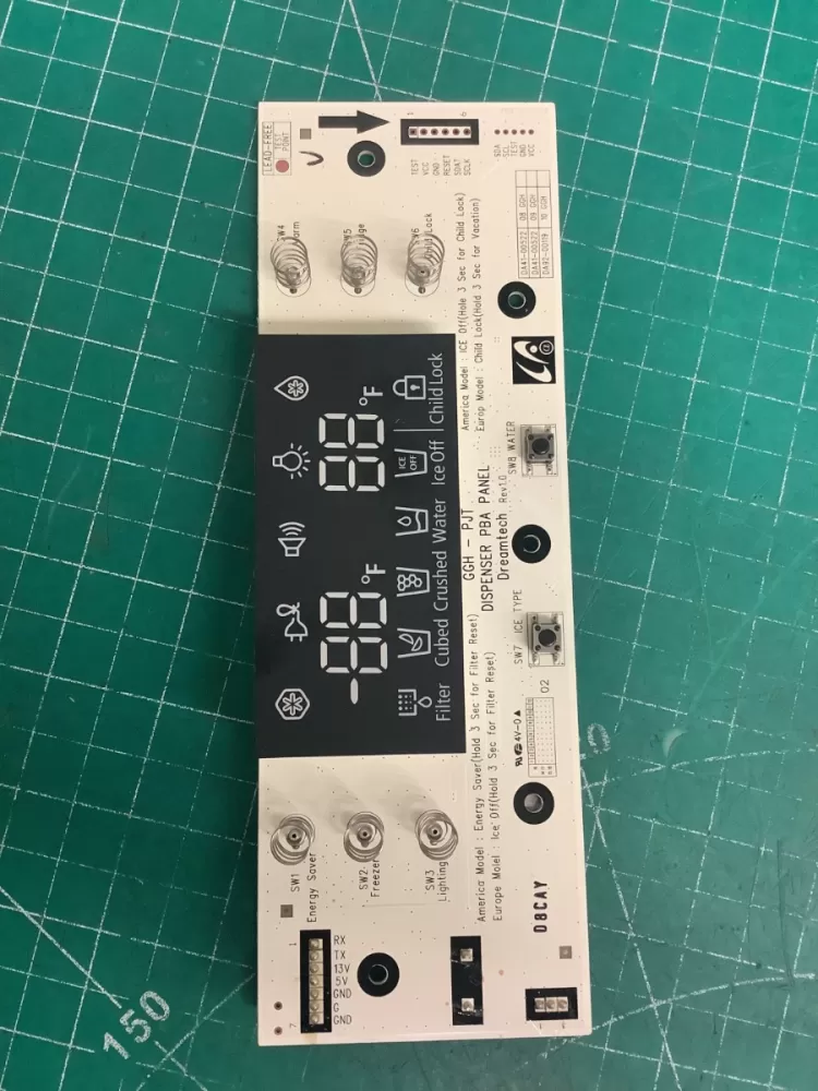 DA97-00522A Samsung Refrigerator Board - Control