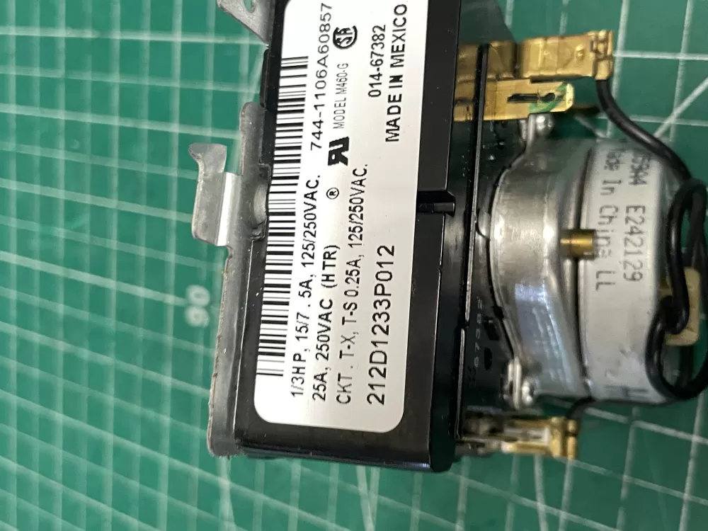 GE 212D1233P012 WE4M364 Dryer Timer AZ211971 | Wm2488