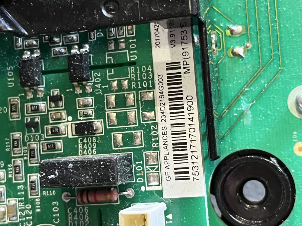 GE WE22X35978 AP7211612 234D2315G003 Dryer Control Board AZ43961 | 1755