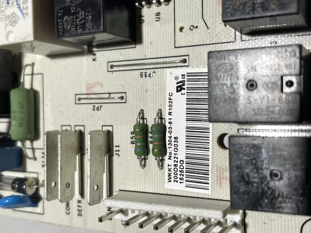 GE EBX1110P002 200D6221G036 Refrigerator Control Board AZ126372 | Wmv695