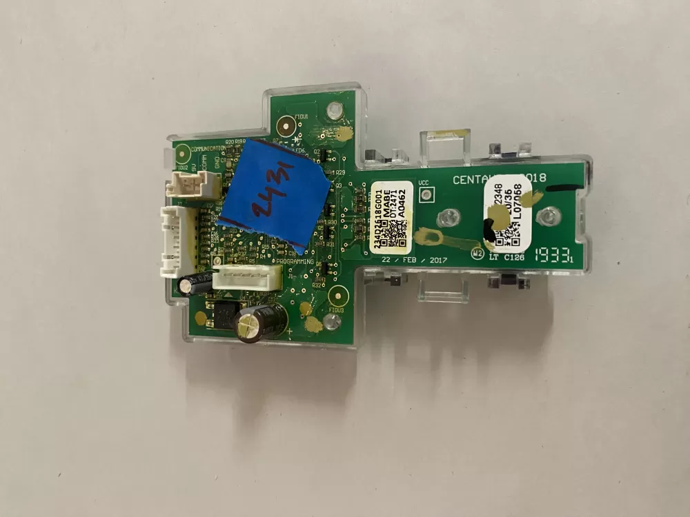 GE 234D2618G001 WE04X27284 Dryer Control Board AZ201197 | BK2431
