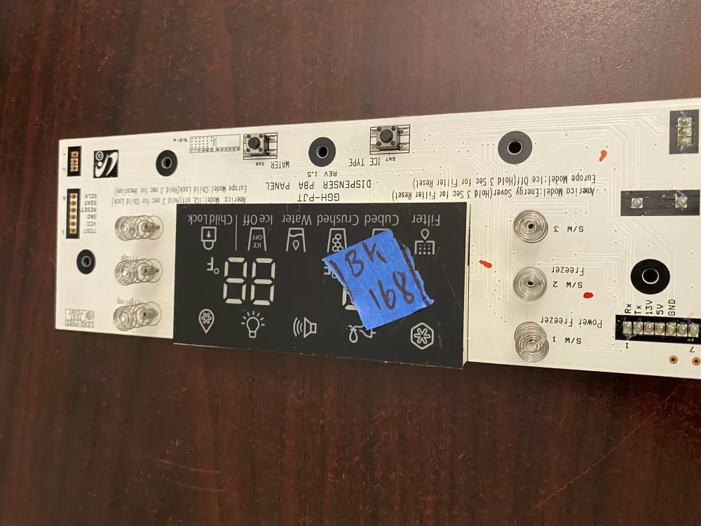 Samsung DA41-00522A Refrigerator Dispenser Control Board AZ37337 | BK168