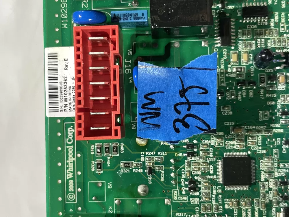 Whirlpool  Maytag  Amana  Admiral  Kenmore W10253362 Washer Control Board
