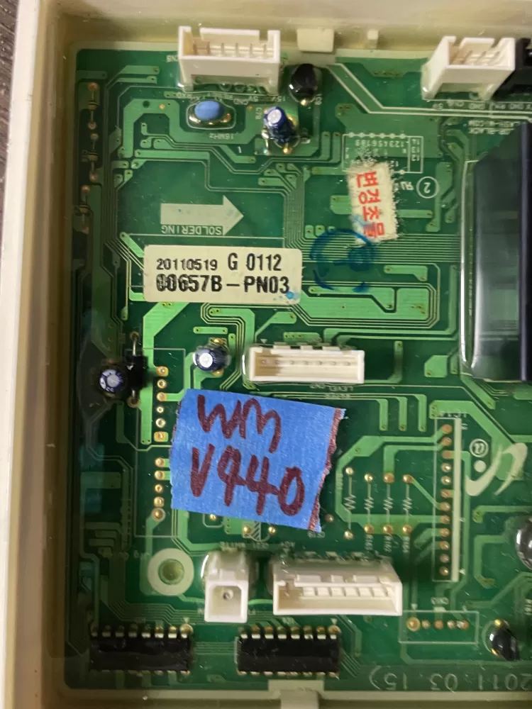 Samsung DC92 00657B Washer Control Board AZ45479 | Wmv440