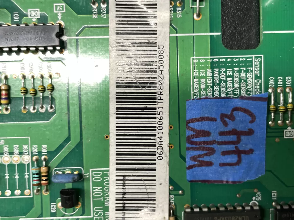 Samsung DA41-00651T Refrigerator Control Board AZ35899 | Wm443