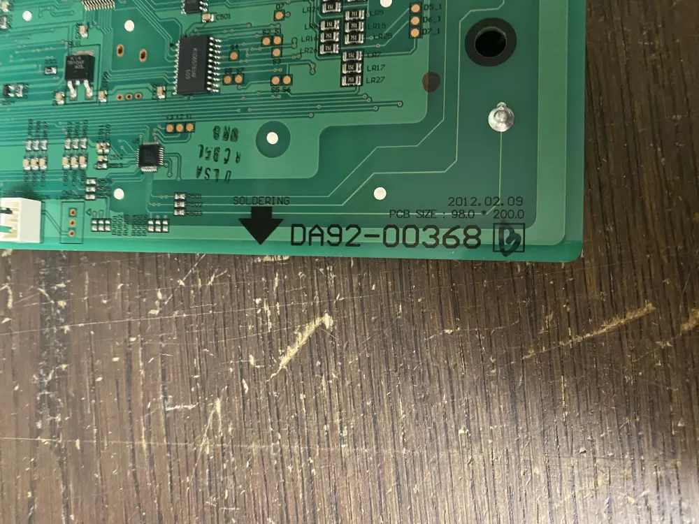 Samsung DA92-00368B Refrigerator Dispenser UI Control Board AZ52535 | BK1870