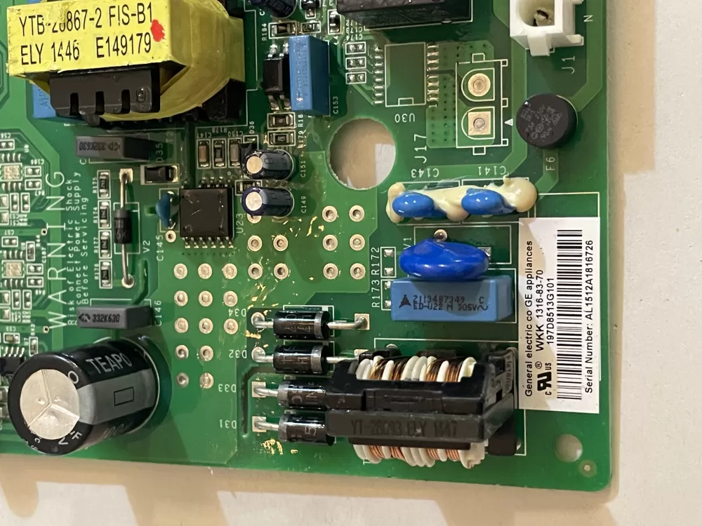 GE 197D8513G101 70213160102GA Refrigerator Control Board AZ150095 | KM2277