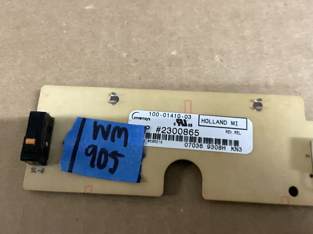Whirlpool 2300865 Refrigerator Control Board AZ101473 | Wm905