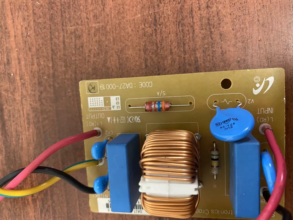 Samsung DA27-00019K Refrigerator Control Board Filter Noise AZ42740 | BK1742