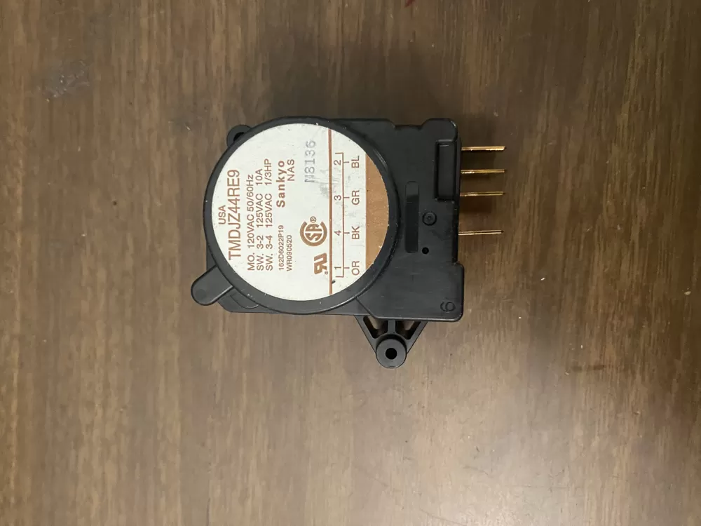 GE 162D6022P19  WR090520  TMDJZ44RE9 Refrigerator Defrost Timer