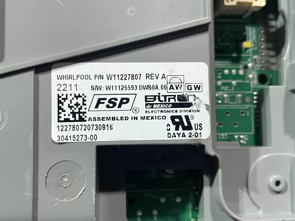 W10918994 W11131683 W11170192 Dishwasher Control Board AZ142346 | Wm2394