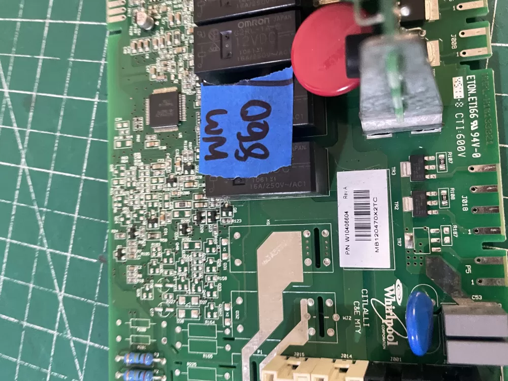 Whirlpool W10406604 Washer Control Board AZ200865 | Wm860
