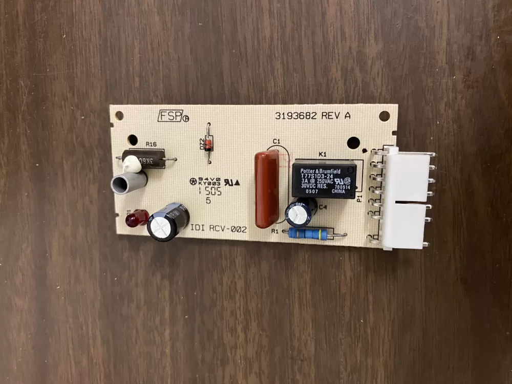 Whirlpool 3193682 Refrigerator Ice Optic Board