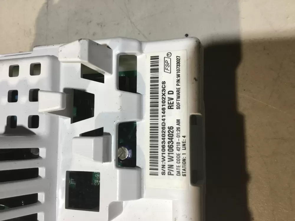 Whirlpool AP5951723 W10634026 PS10056798 Washer Control Board AZ48816 | NR1792