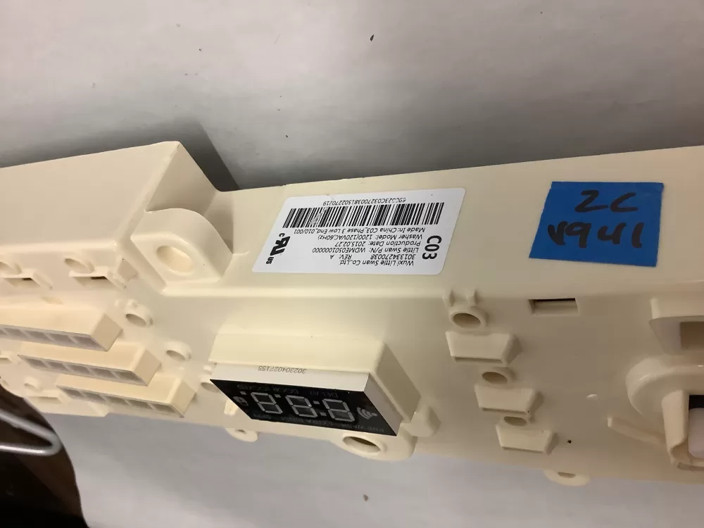 GE WDME0501000000 301334270038 Washer Control Board AZ212423 | ZCV941