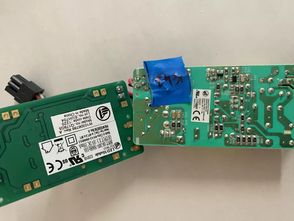 Whirlpool W10306786 Refrigerator LED Inverter Board Box AZ201181 | BK2431