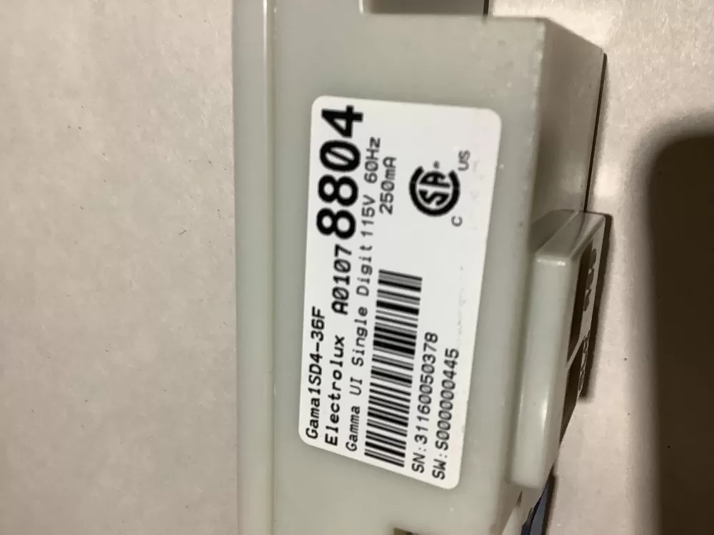 Frigidaire A01078804 242207704 Refrigerator UI Control Board AZ145976 | ZC2446