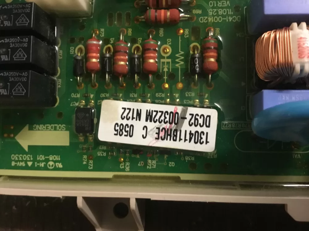 Samsung DC92 00669J Dryer Control Board AZ16667 | NR31