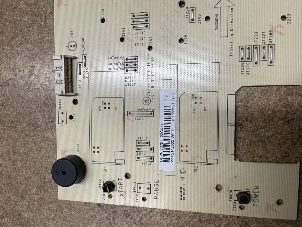 GE 237D1122G011 Washer Control Board AZ18287 | KMV244