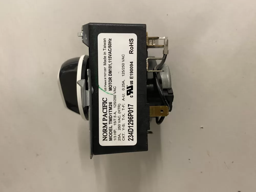 Kenmore  General Electric WE4M521 WE04X22654 PS11721520 234D1296P017 Dryer Timer