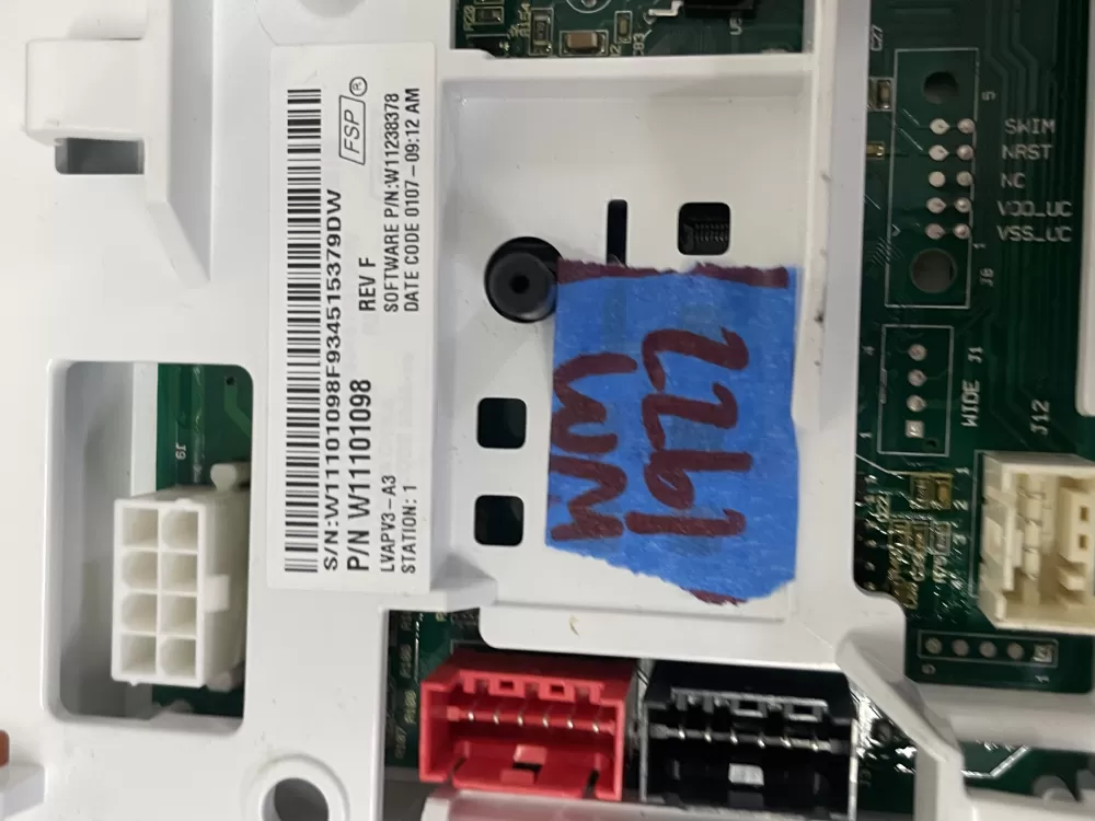 Whirlpool Maytag W11101098 W11170317 Washer Control Board AZ52725 | Wm1922
