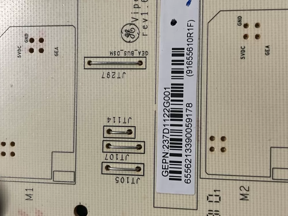 GE 237D1395G011 237D1122G001 237D1060G011 Washer Control Board AZ10143 | V209