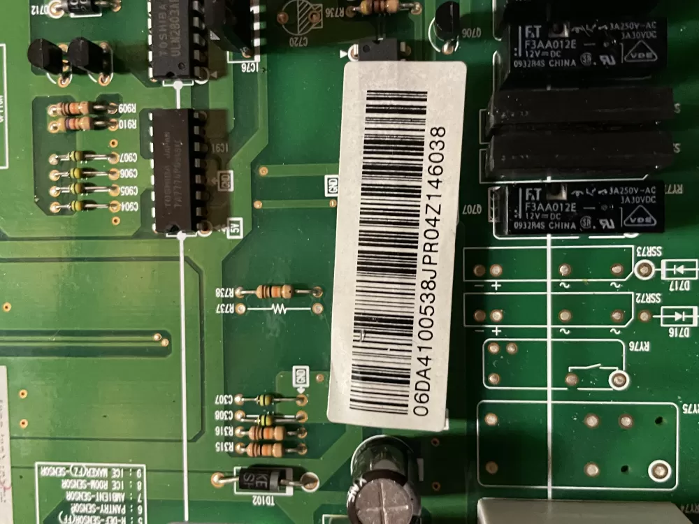 Samsung DA41 00538J Refrigerator Control Board AZ29221 | WM182