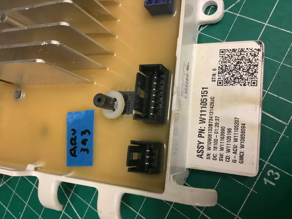 Whirlpool Maytag W11105151 Washer Control Board AZ206428 | ARV393