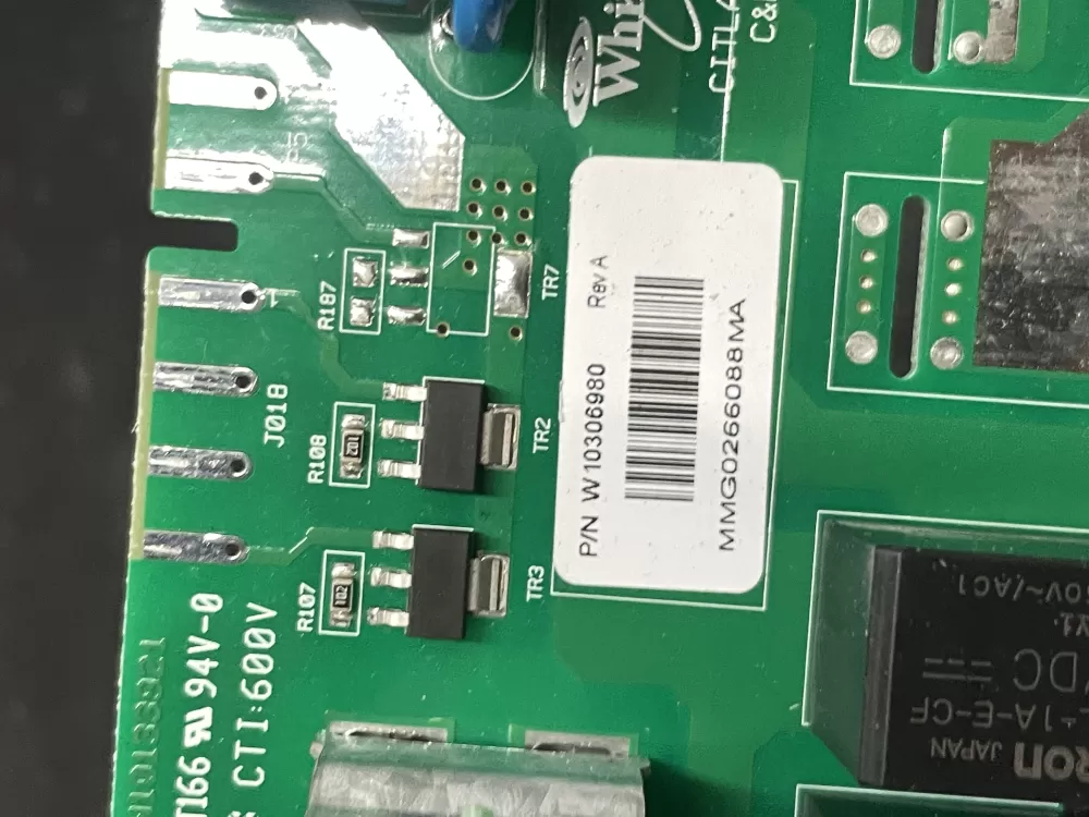 Whirlpool W10306980 Washer Control Board AZ13955 | 722