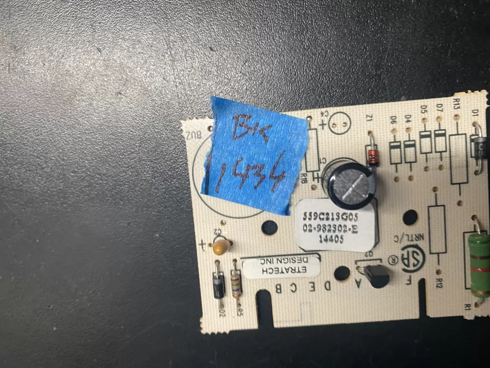 GE 559C213G05 50-982301- 50-982301- Dryer Control Board AZ6528 | BK1434
